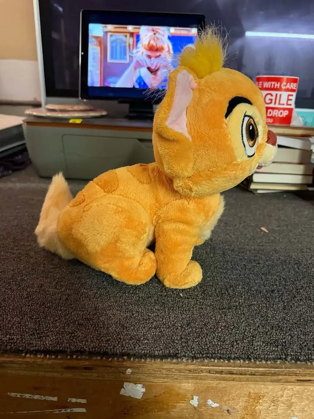 Disney Store Stamped Oliver from Oliver and Company Plush